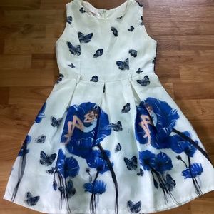 White Japanese Butterfly Dress